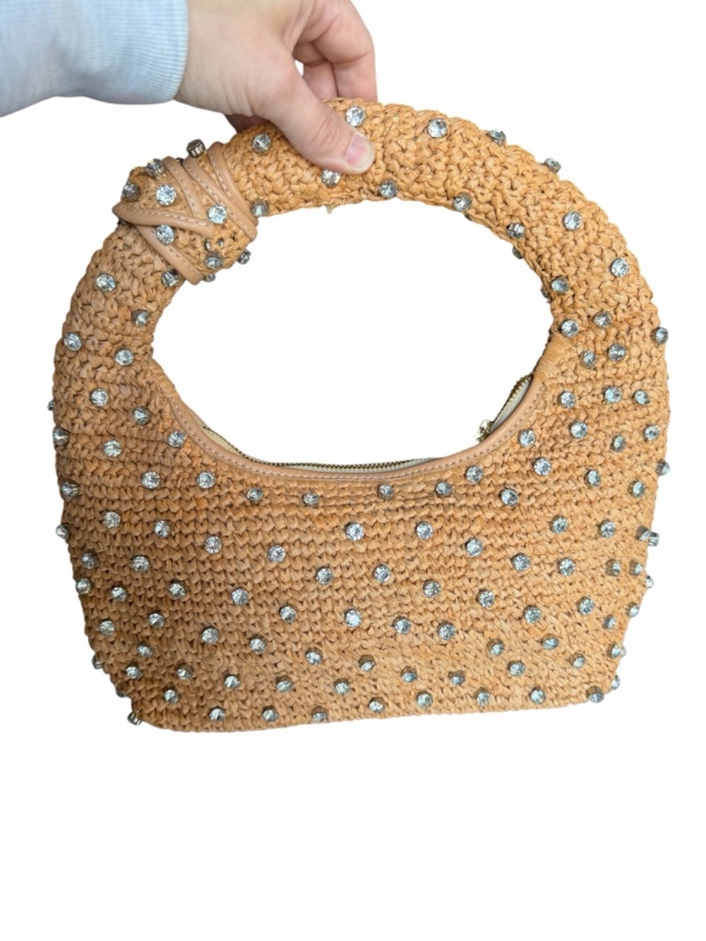 BTB Los Angeles Maeve Crystal Hobo Bag